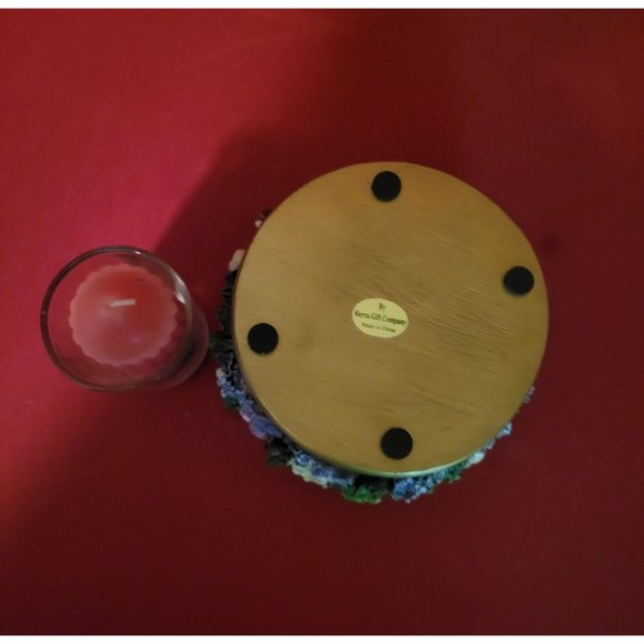 Sierra Floral Candle Holder Handcrafted Hand Painted - Picture 7 of 10